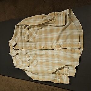 Vintage snap button down Mervyn's western shirt mens Small